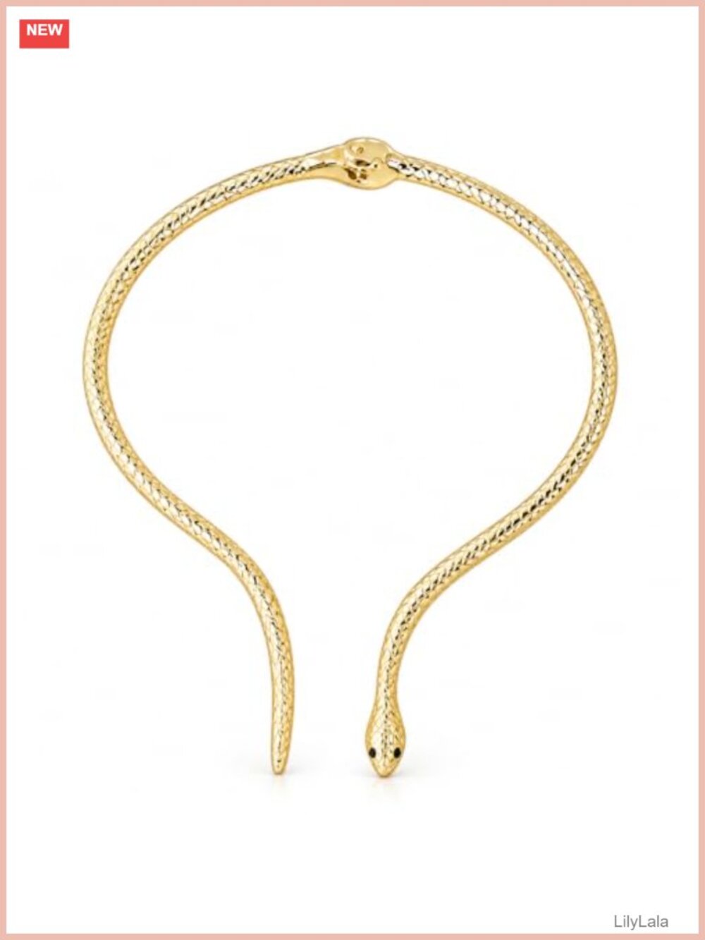 Gold Snake Necklace Earrings Ring Set Medusa Choker Costume Jewelry